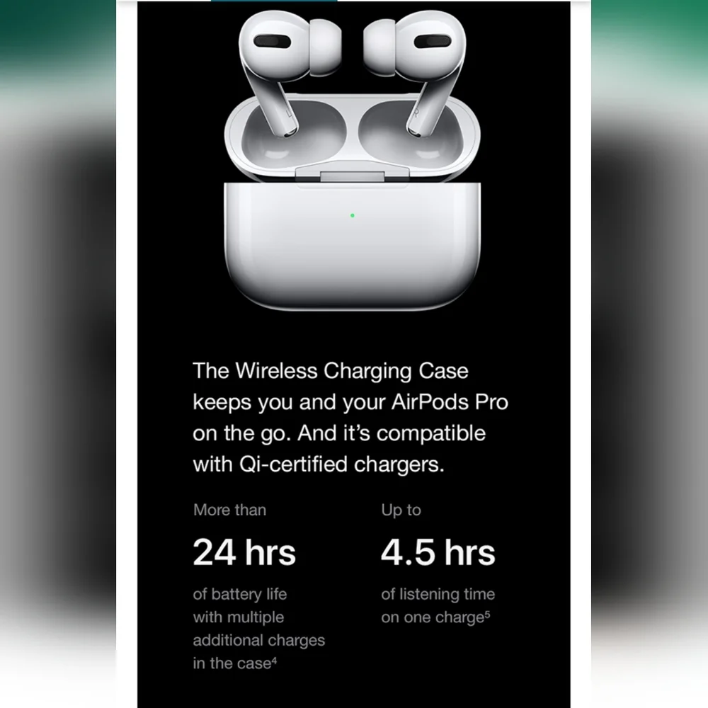 Apple Airpods Pro NWOB White New Noise Cancelling Earbuds Bluetooth